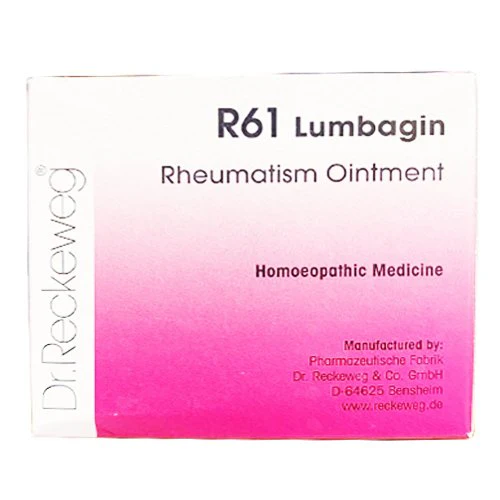 R61 Drops for Rheumatism Ointment - Dr. Reckeweg