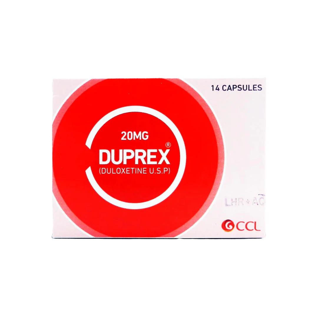 Duprex (Duloxetine) 20mg, 14 Ct - CCL