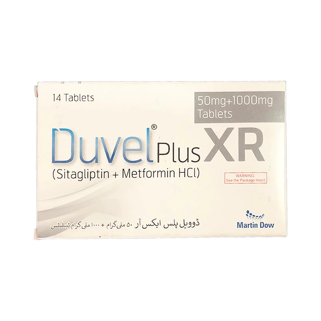 Duvel Plus XR (Sitagliptin/Metformin) Tablets 50/1000mg, 14 Ct - Martin Dow