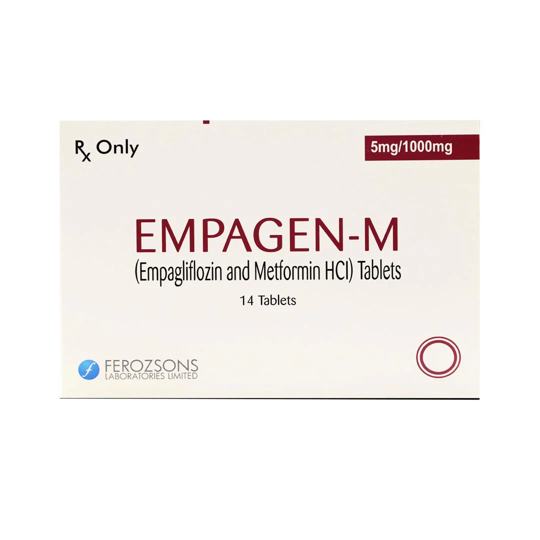 Empagen-M (Empagliflozin + Metformin) 5/1000mg, 14 Ct - Ferozsons
