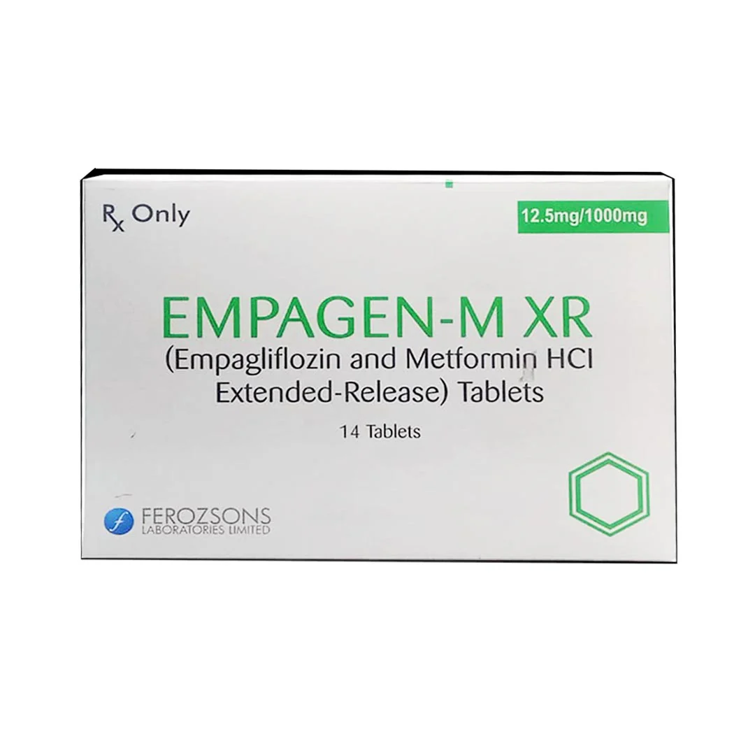 Empagen-M XR (Empagliflozin + Metformin) 12.5/1000mg, 14 Ct - Ferozsons