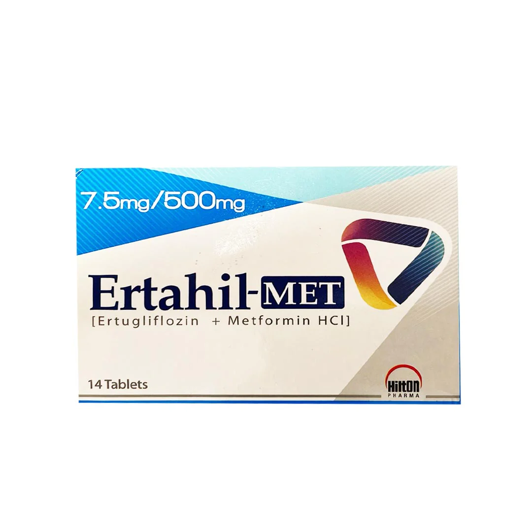 Ertahil-Met (Ertugliflozin/Metformin) 7.5/500mg, 14 Ct - Hilton