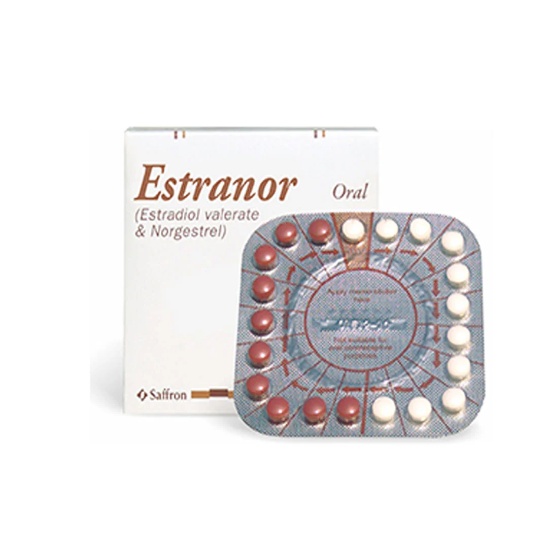 Estranor (Estradiol+Norgestrel), 21 Ct - Saffron