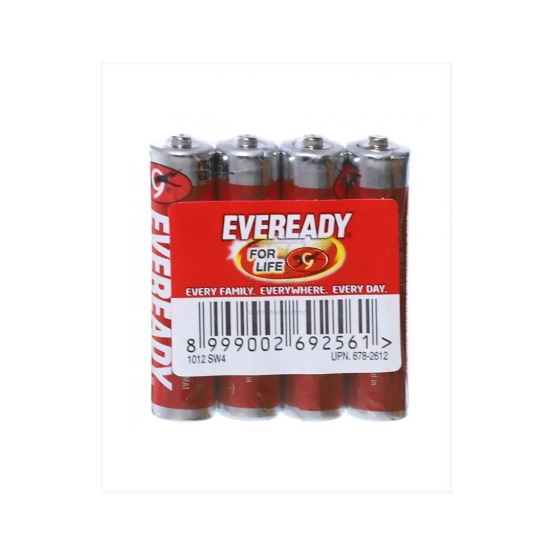 EVEREADY 1012 SW4 Heavy Duty AAA Batteries, 4 Ct