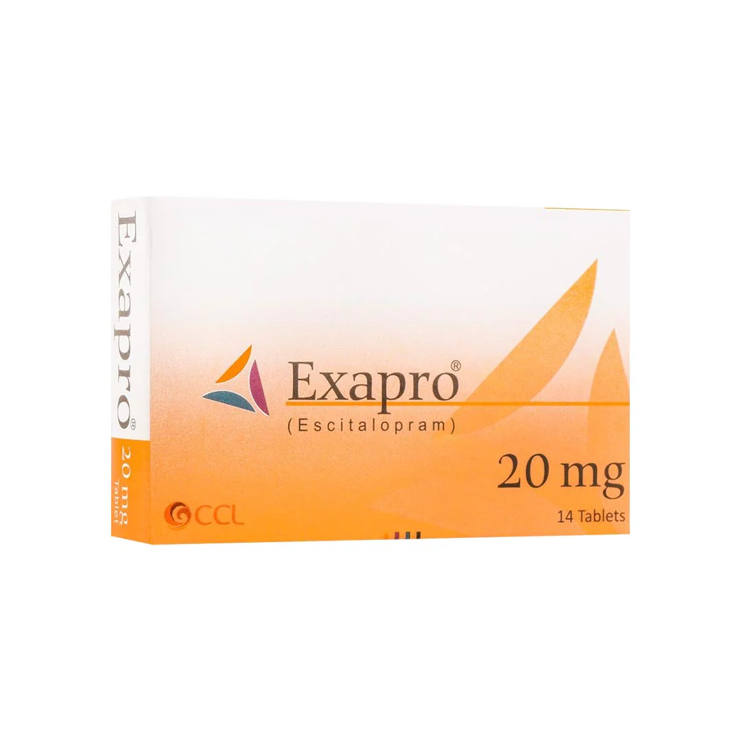 Exapro (Escitalopram) 20mg, 14 Ct - CCL