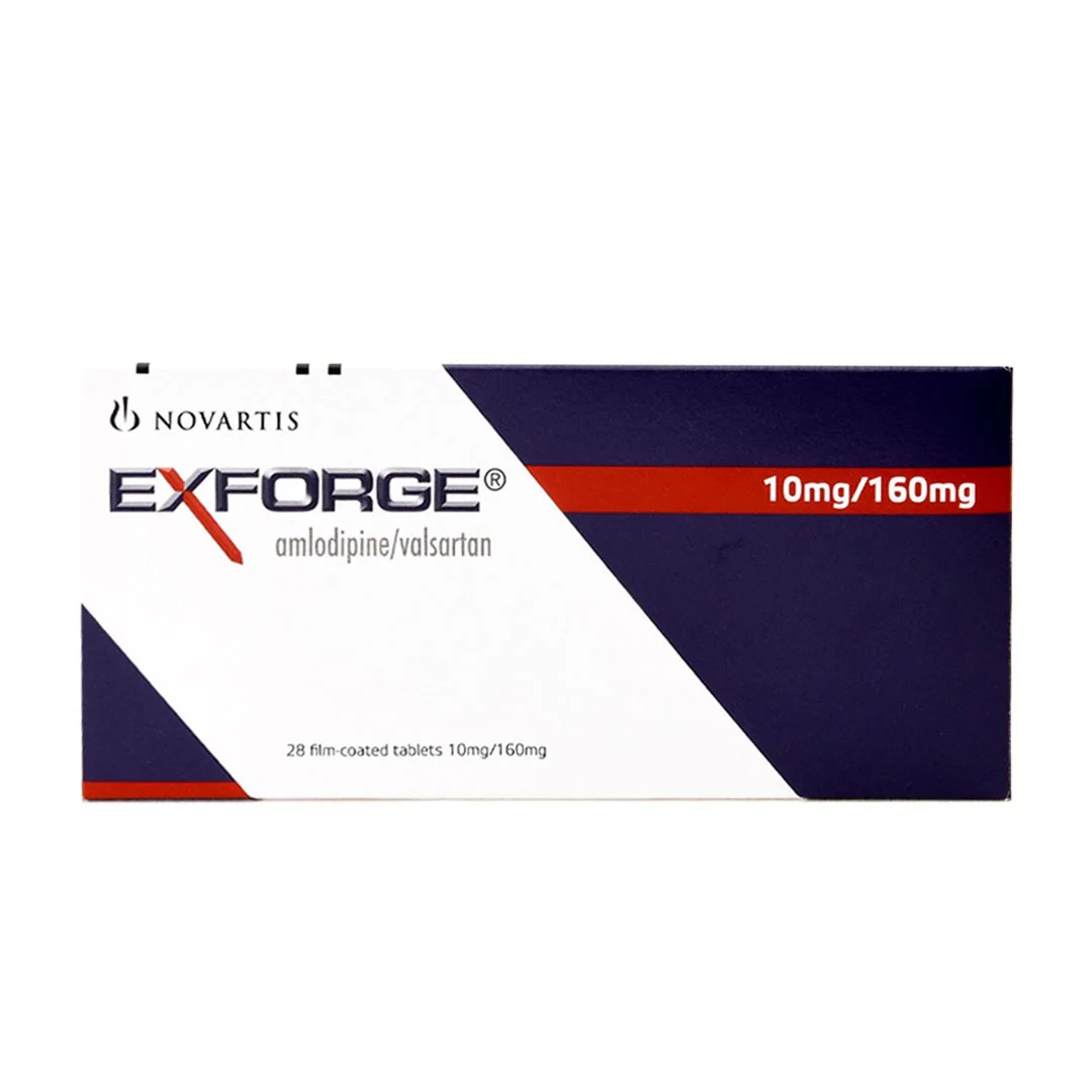 Exforge (Amlodipine/Valsartan) 10/160mg, 28 Ct - Novartis