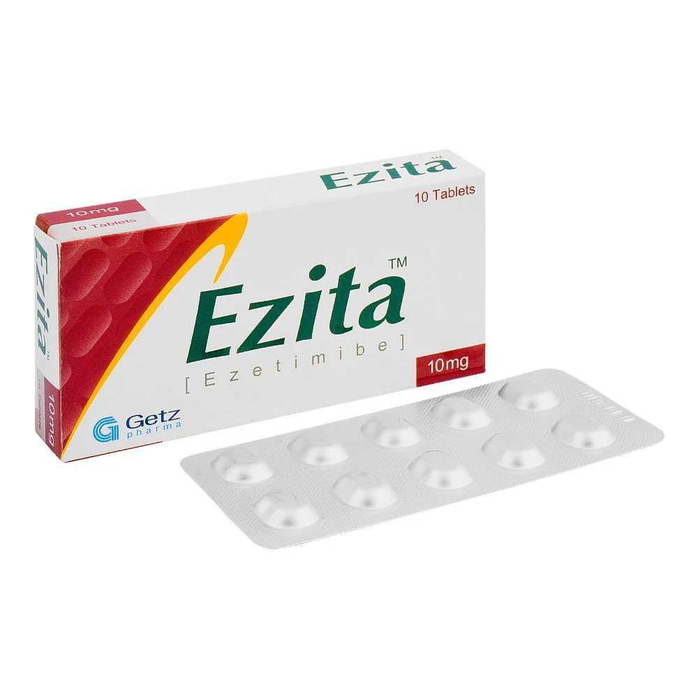 Ezita (Ezetimibe) 10mg, 10 Ct - Getz Pharma