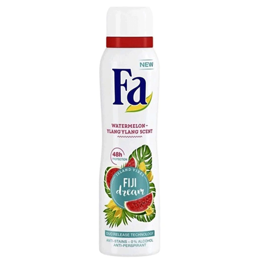 Fa Fiji Dream Watermelon Ylang Ylang Scent Antiperspirant Spray, 200ml