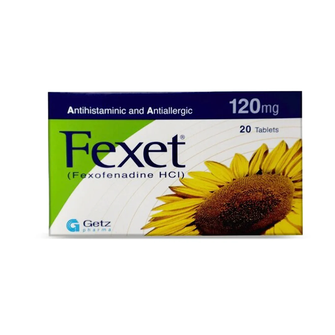 Fexet (Fexofenadine) 120mg, 20 Ct - Getz Pharma