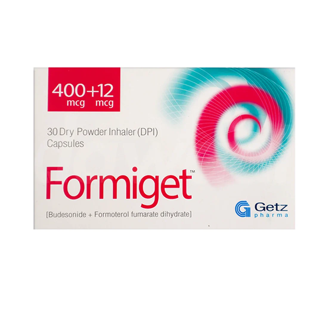 Formiget (Budesonide+Formoterol) 400mcg+12mcg, 30 Ct - Getz Pharma