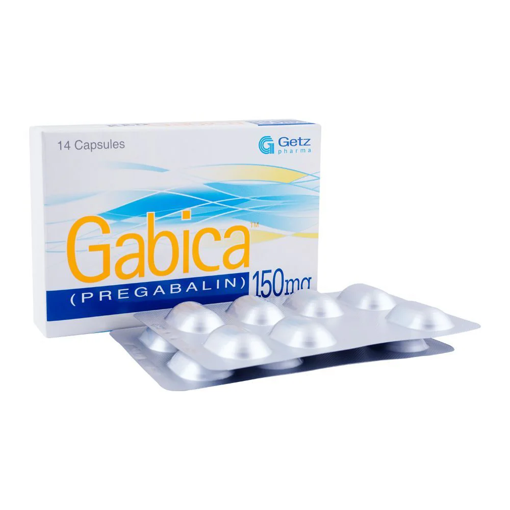 Gabica (Pregabalin) 150mg, 14 Ct - Getz Pharma