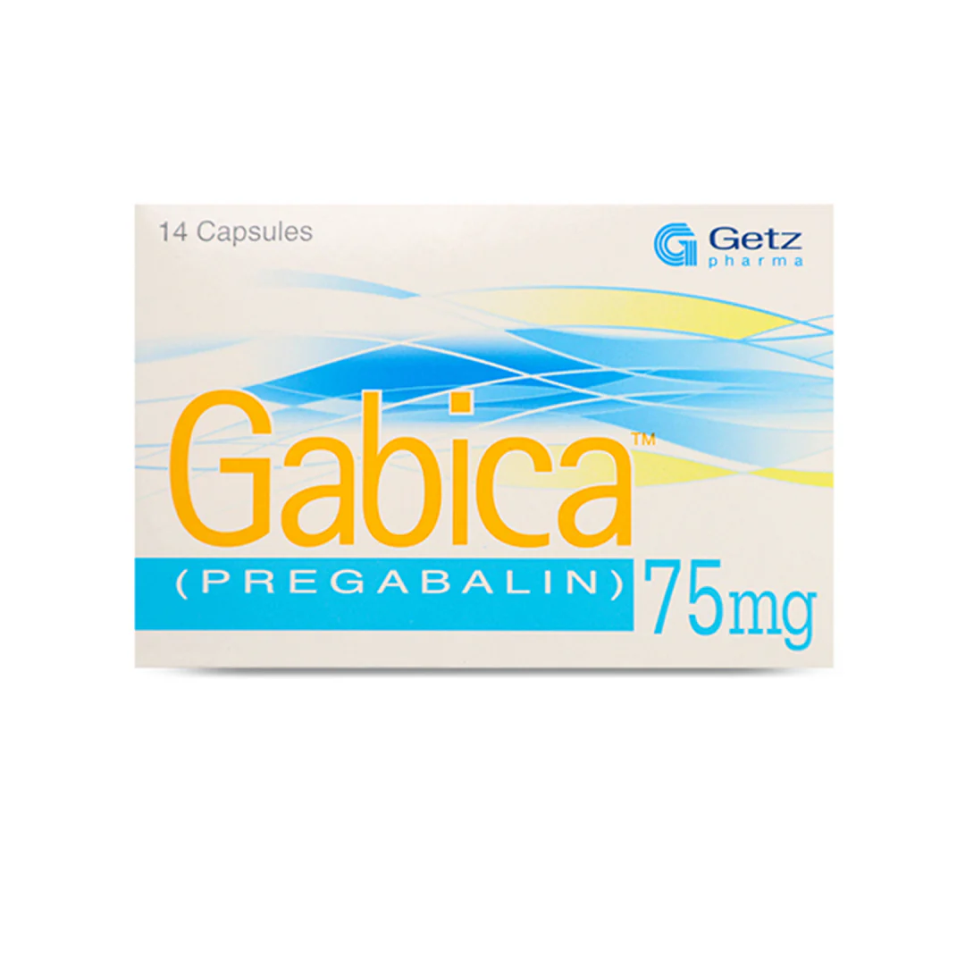 Gabica (Pregabalin) 75mg, 14 Ct - Getz Pharma