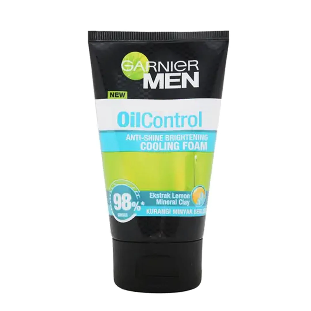 Garnier Men Oil Control Anti-Shine Refreshing Foam, 100ml - Image 2