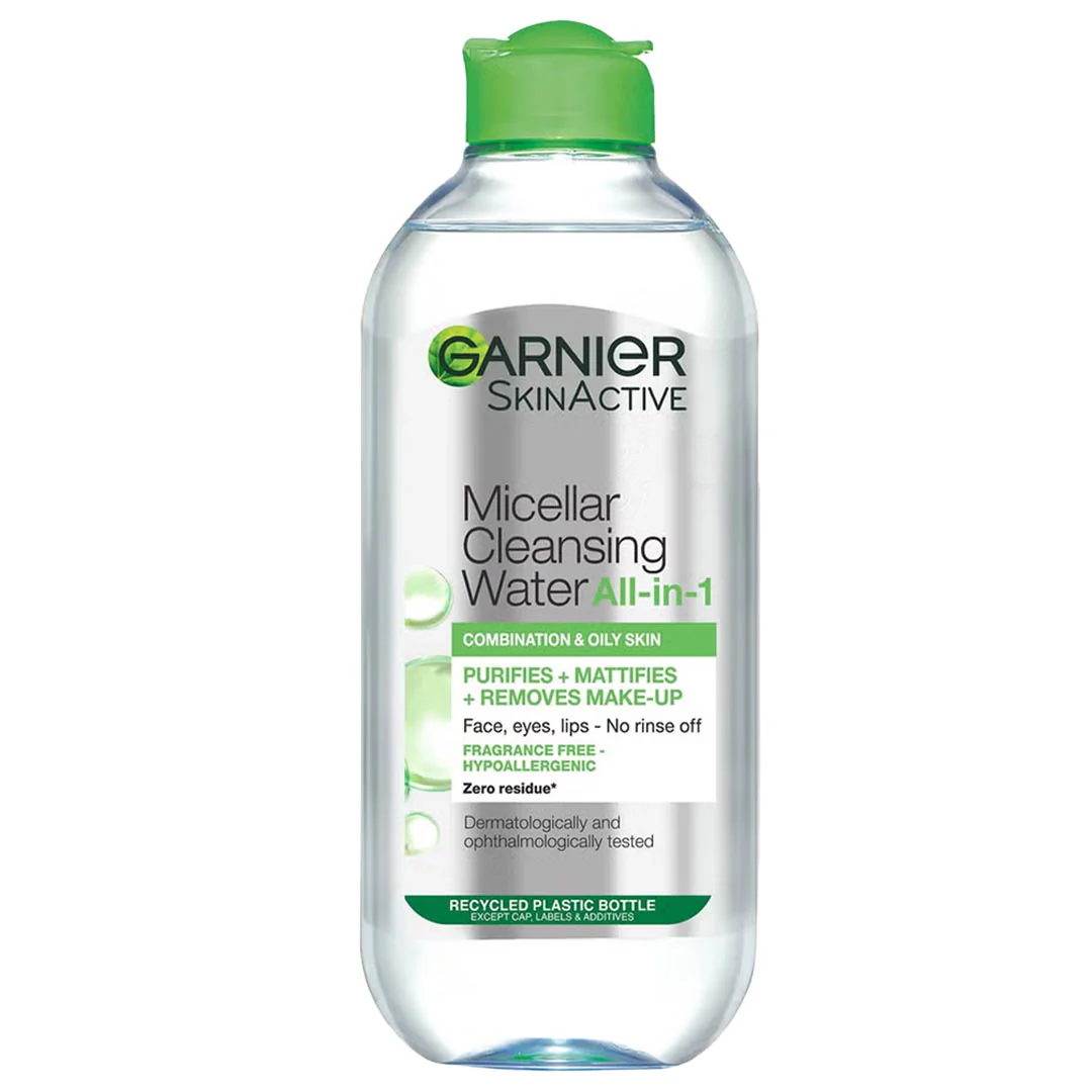 Garnier Micellar Cleansing Water All in 1 (Combination & Oily Skin), 400ml
