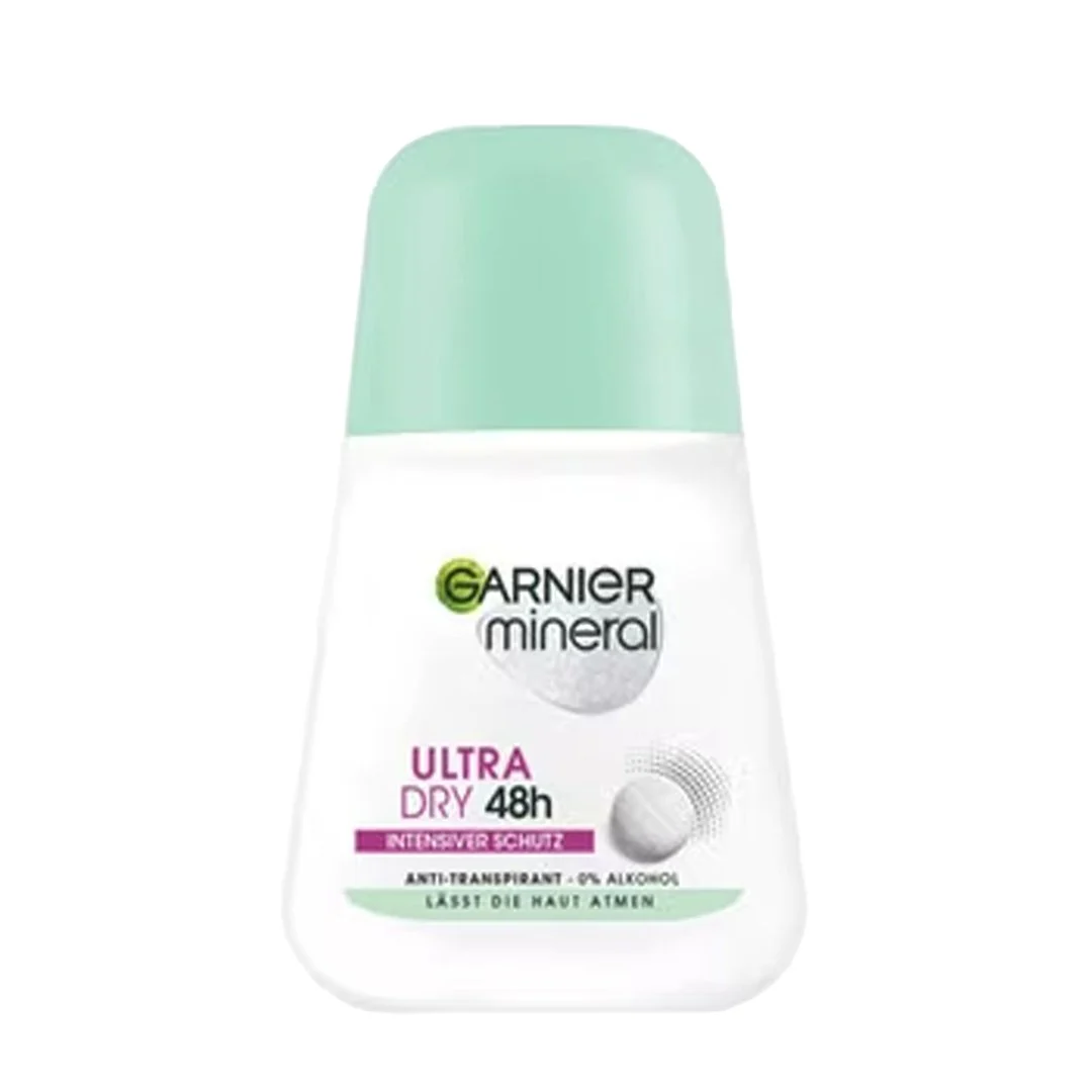 Garnier Mineral Ultra Dry 48H Anti-Perspirant Deodorant Roll on, 50ml