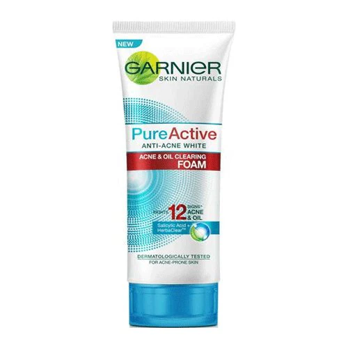 Garnier Pure Active Acne & Oil Clearing Foam, 100ml