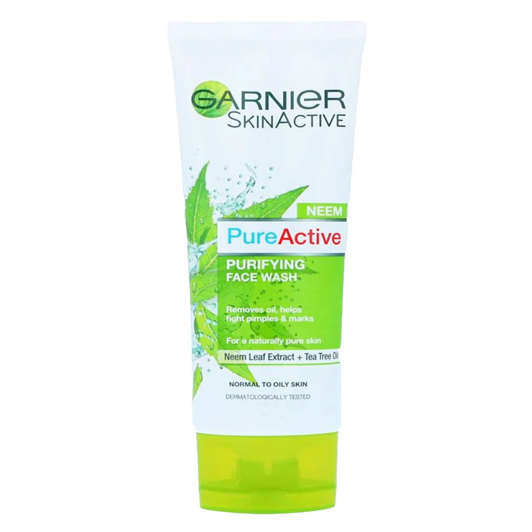 Garnier Pure Active Purifying Neem Face Wash, 100ml