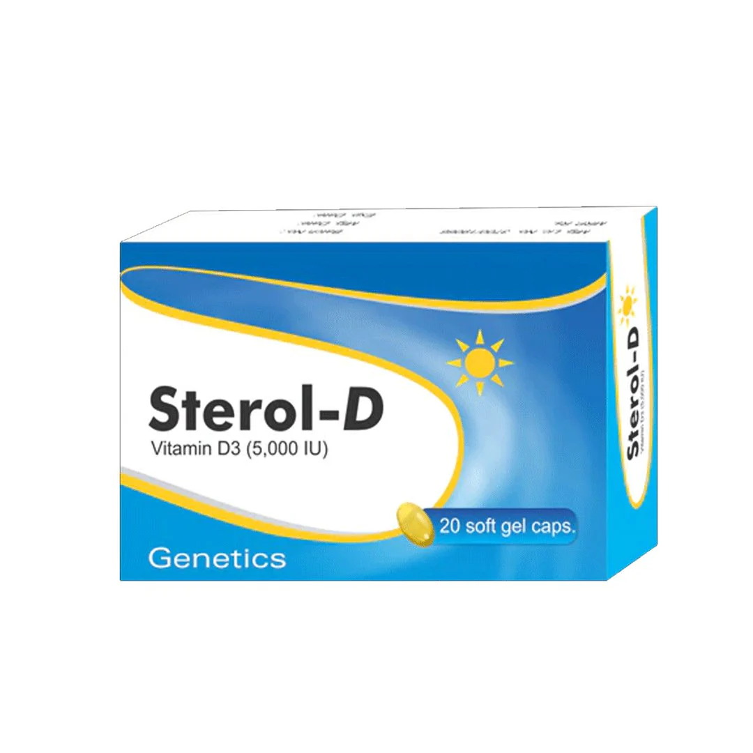 Genetics Sterol-D (Vitamin D 5000 IU), 20 Ct