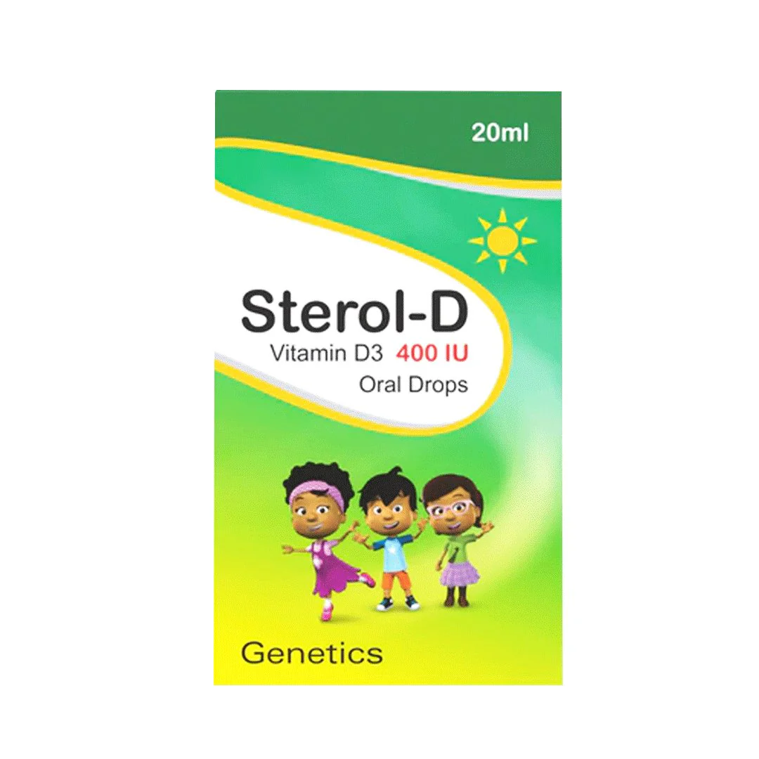 Genetics Sterol-D Children Vitamin D3 400 IU, 20ml