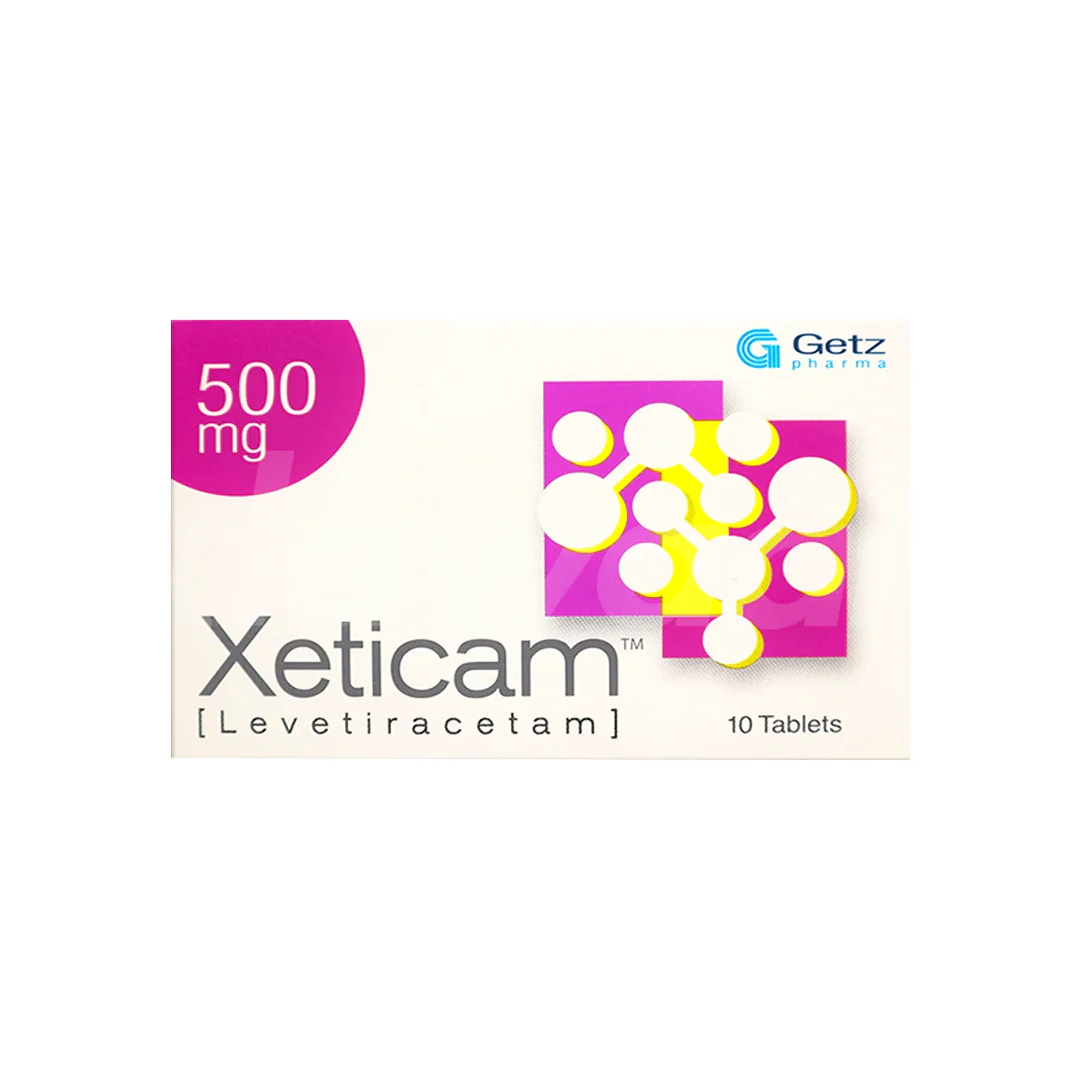 Xeticam (Levetiracetam) 500mg, 10 Ct - Getz Pharma