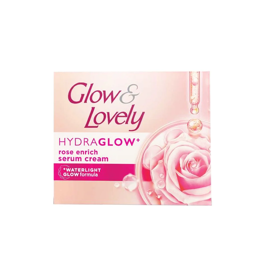 Glow & Lovely Hydra Glow+ Rose Enrich Serum Cream, 60g