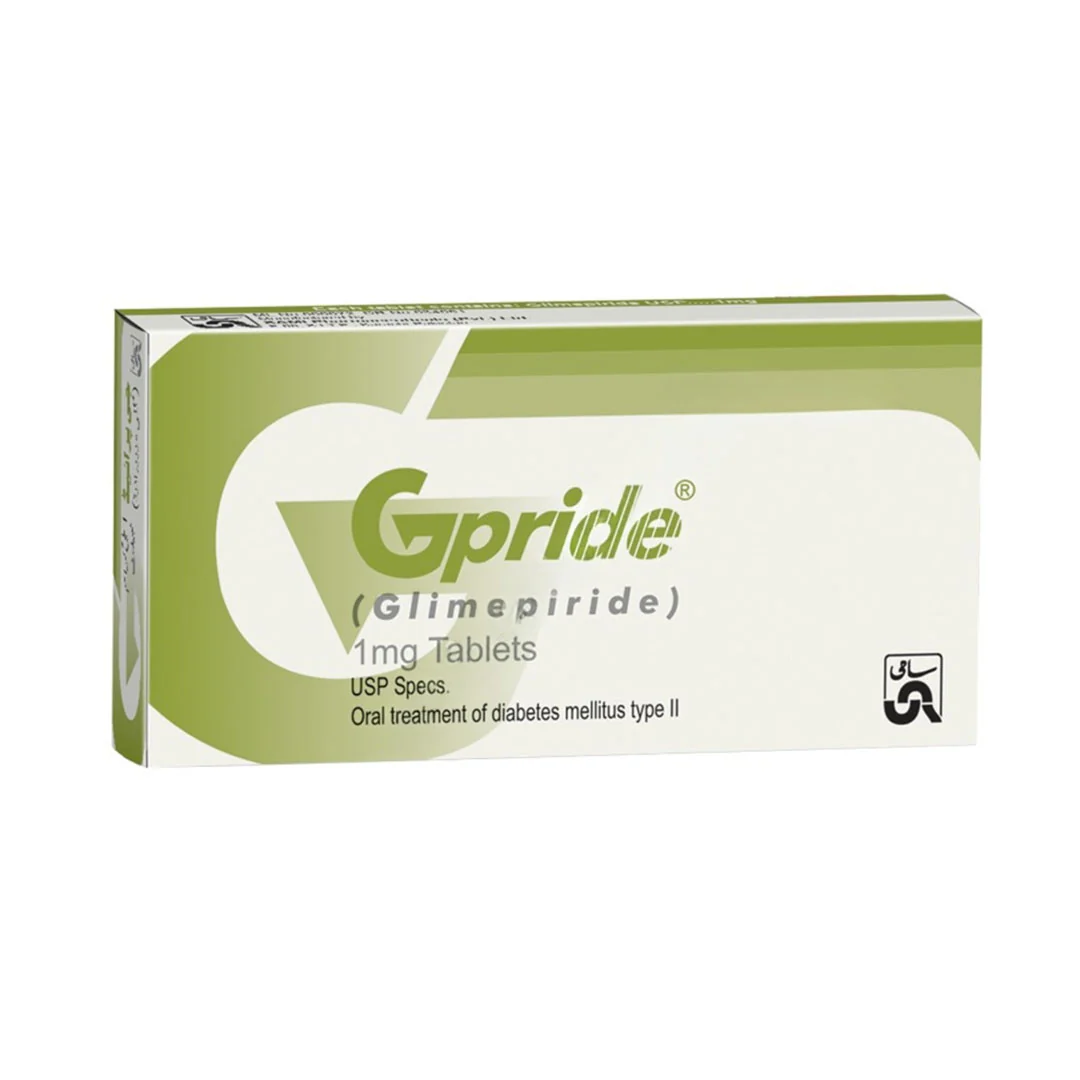 Gpride (Glimepiride) 1mg, 30 Ct - Sami Pharma
