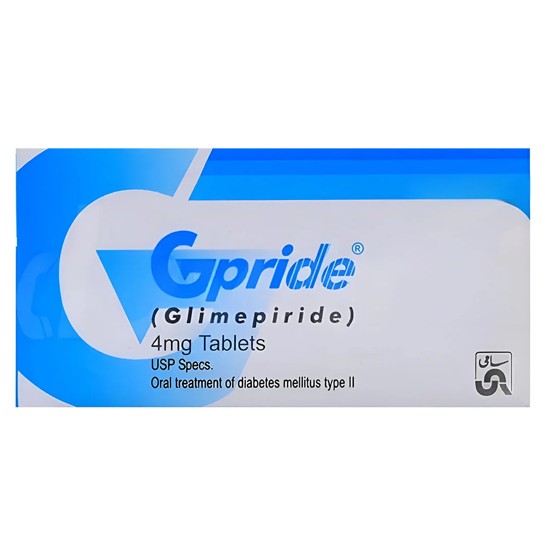 Gpride (Glimepiride) 4mg, 30 Ct - Sami Pharma