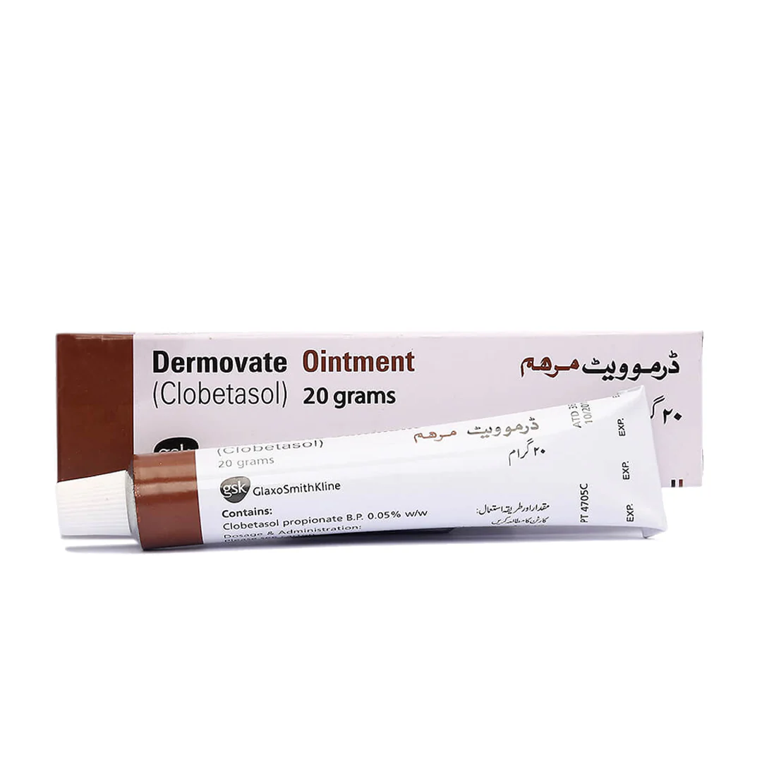 GSK Dermovate (Clobetasol) Ointment, 20g