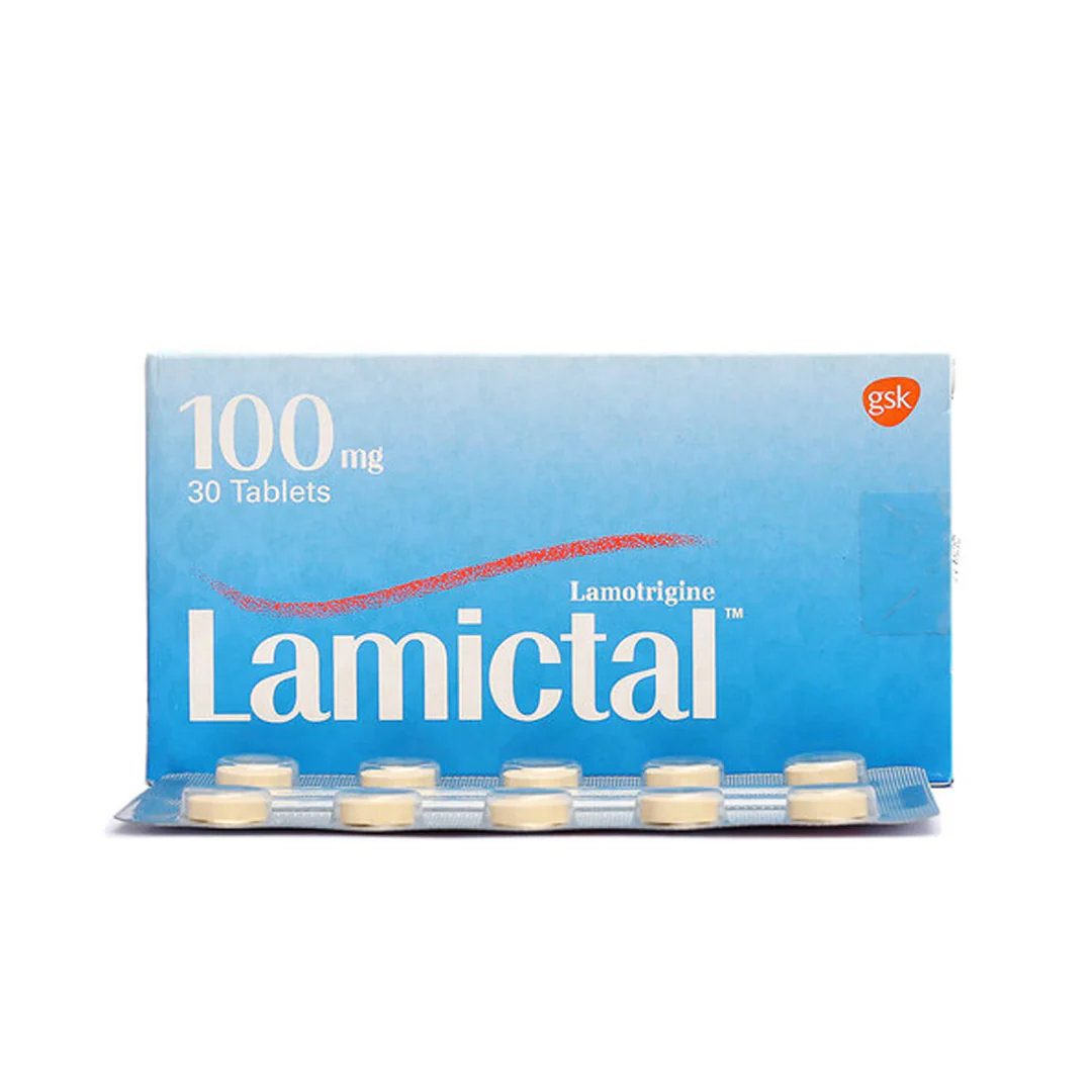 Lamictal (Lamotrigine) 100mg, 30 Ct - GSK