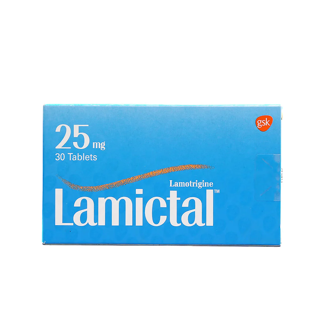 Lamictal (Lamotrigine) 25mg, 30 Ct - GSK