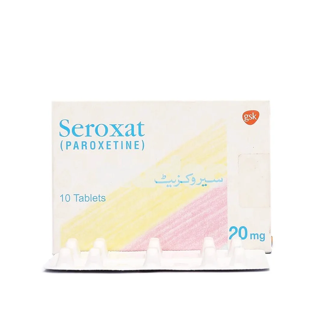 Seroxat (Paroxetine) 20mg, 10 Ct - GSK
