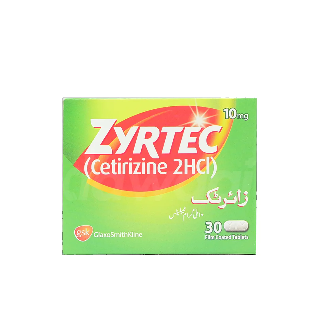 Zyrtec (Cetirizine) 10mg, 30 Ct - GSK
