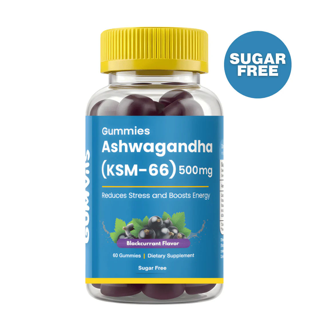 Gumvits KSM-66 Ashwagandha 500mg Gummies, 60 Ct