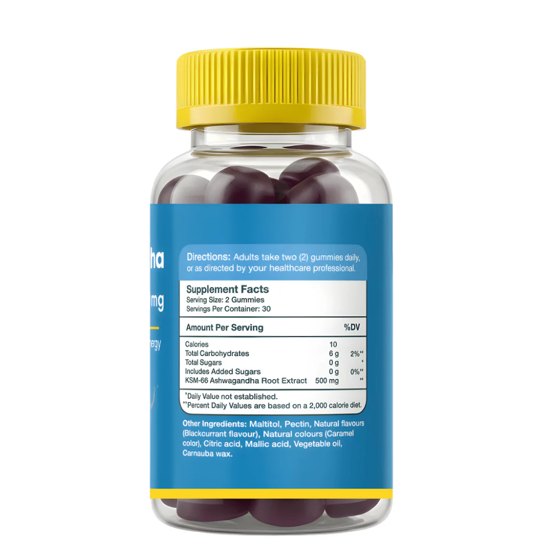 Gumvits KSM-66 Ashwagandha 500mg Gummies, 60 Ct - Image 3