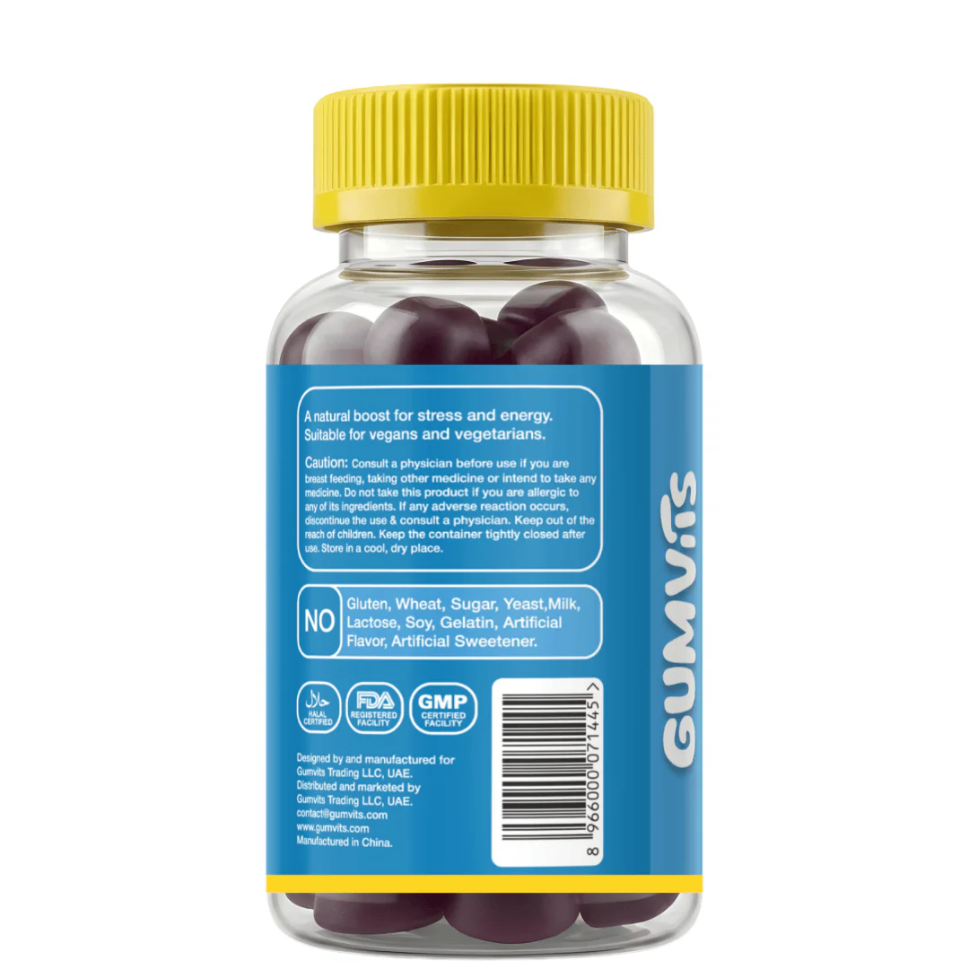 Gumvits KSM-66 Ashwagandha 500mg Gummies, 60 Ct - Image 5