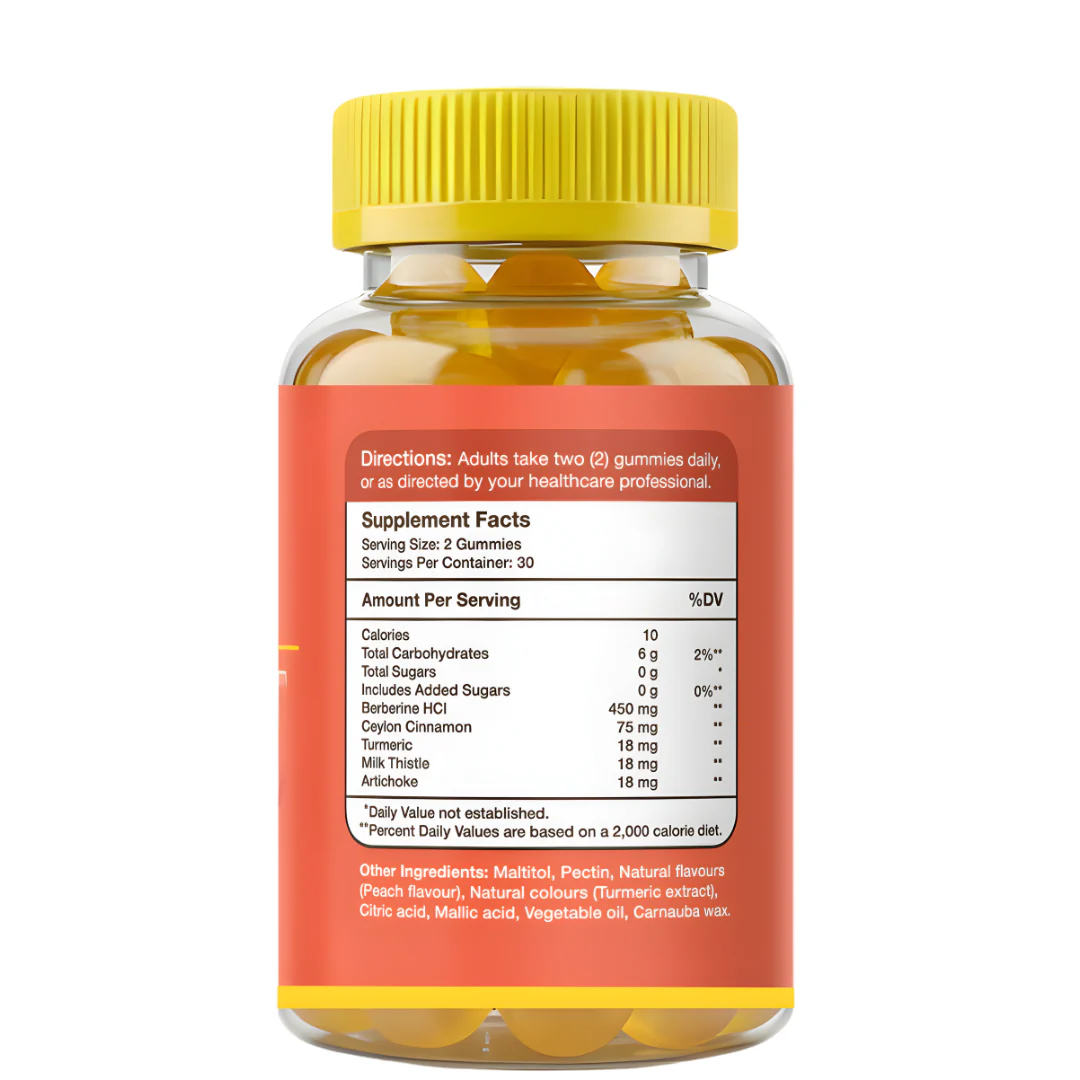 Gumvits Berberine 450mg Gummies, 60 Ct - Image 3
