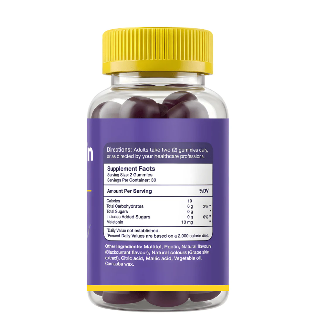 Gumvits Melatonin 10mg Gummies, 60 Ct - Image 4