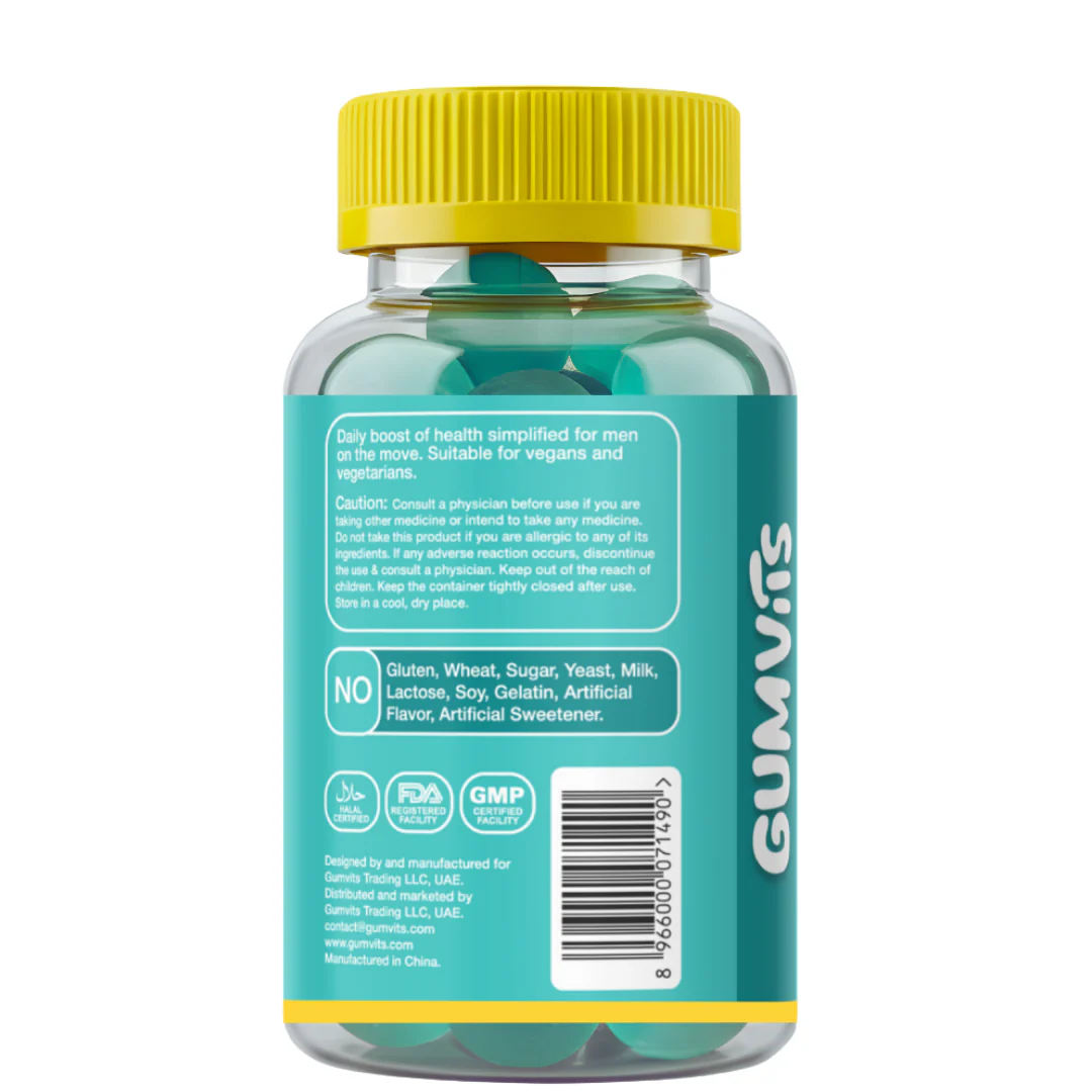 Gumvits Men's Multi Gummies, 60 Ct - Image 4