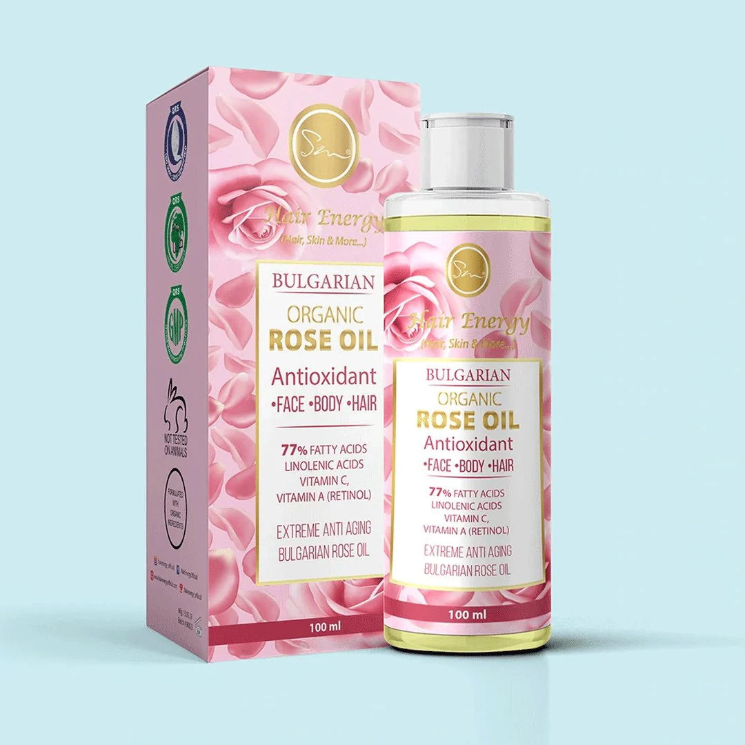 Bulgarian Organic Rose Oil - Hair Energy