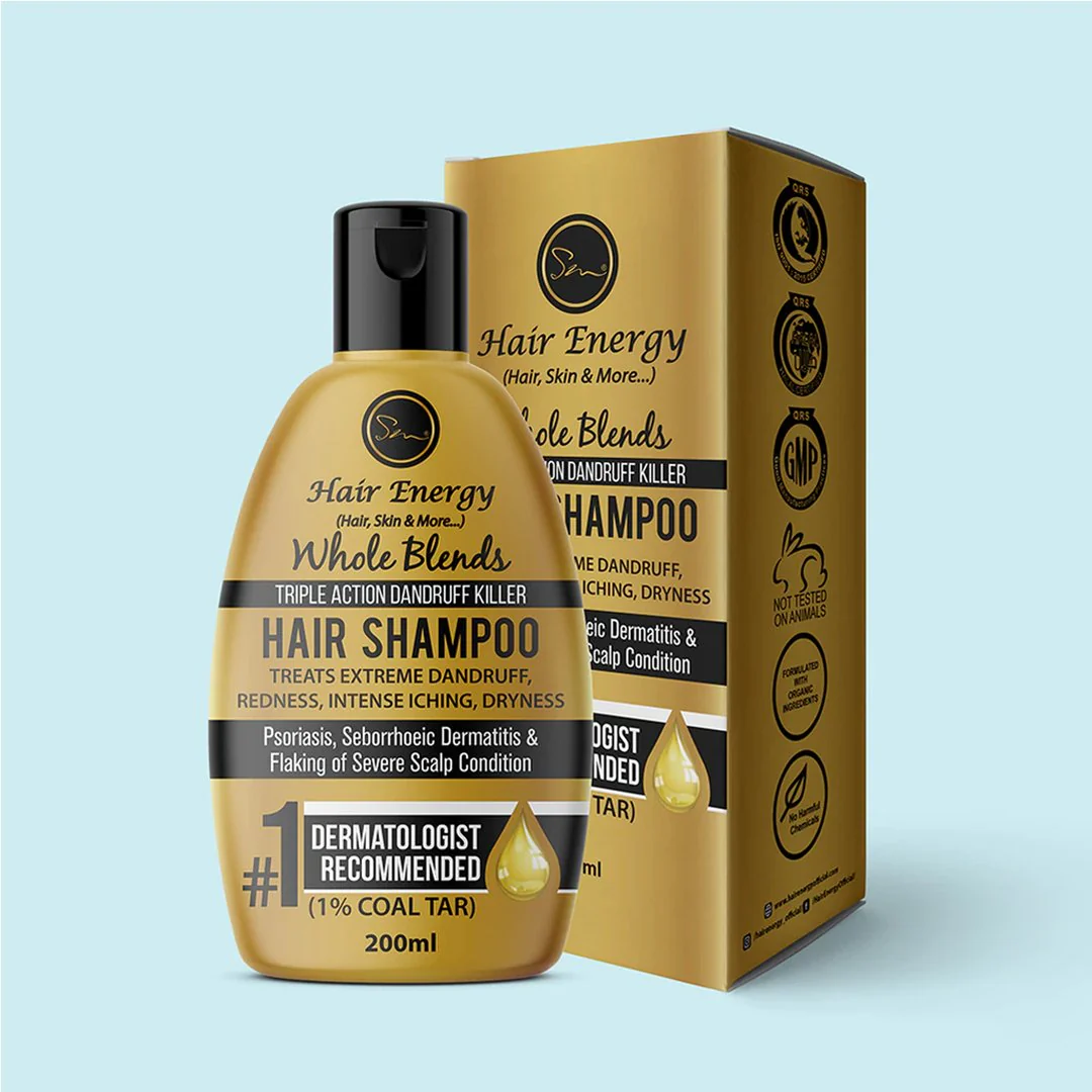 Whole Blends Triple Action Dandruff Killer Hair Shampoo - Hair Energy