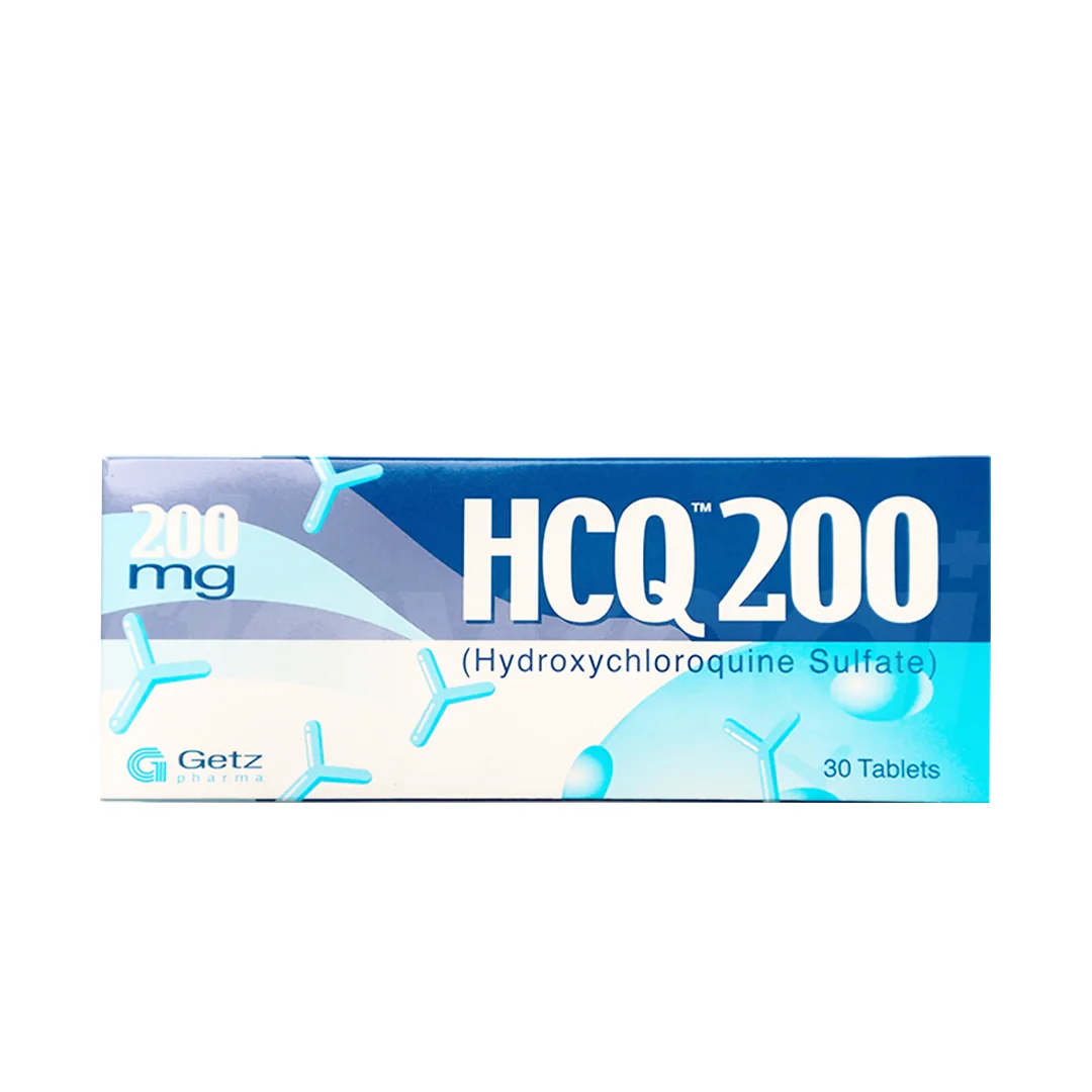 HCQ 200 (Hydroxychloroquine) 200mg, 30 Ct - Getz Pharma