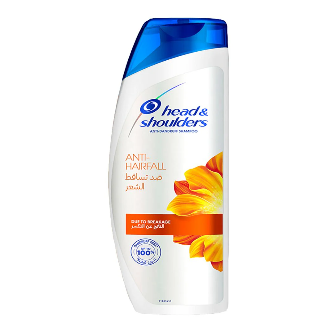 Head & Shoulders Anti-Hairfall Anti-Dandruff Shampoo, 185ml