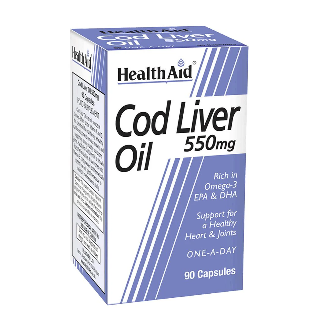 HealthAid Cod Liver Oil 550 mg