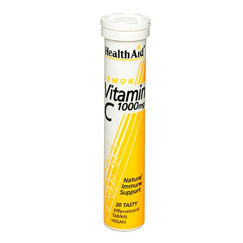 HealthAid Vitamin C 1000mg Effervescent (Lemon)
