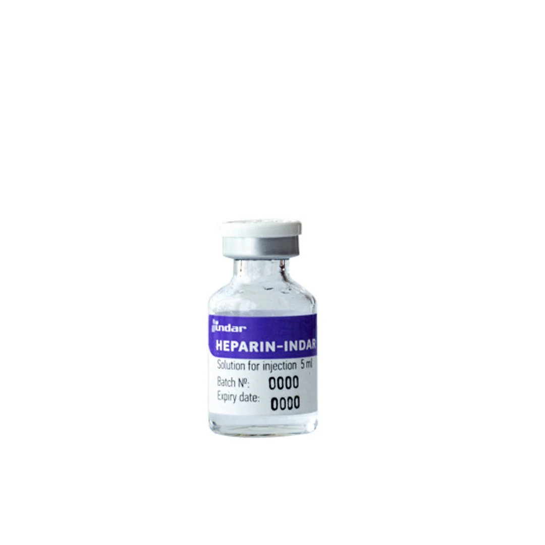 Heparin-Indar 5000 IU Injection Vial, 1 Ct
