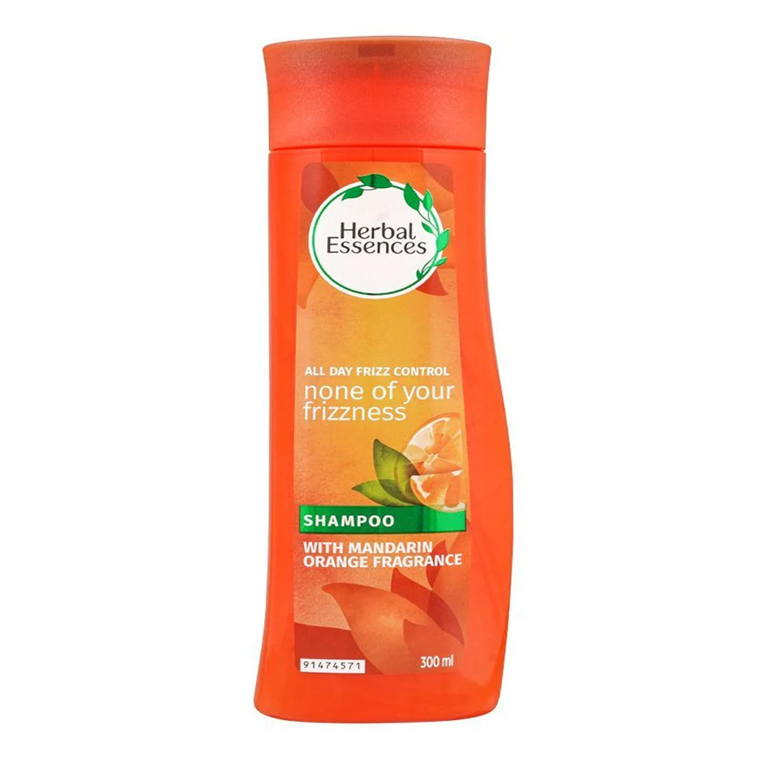 Herbal Essences All Day Frizz Control Shampoo with Mandarin Orange Fragrance, 300ml