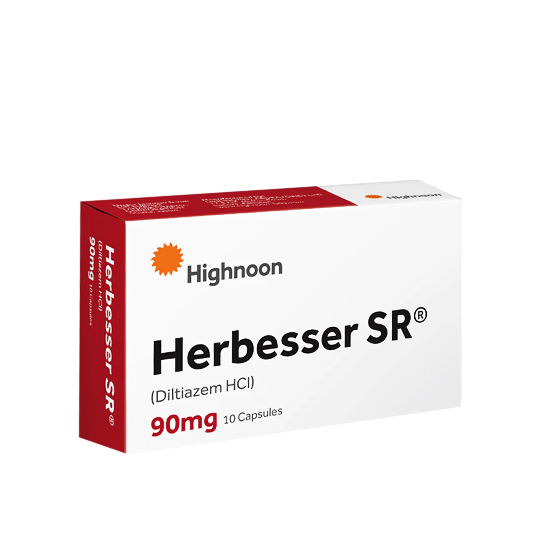 Herbesser SR (Diltiazem) 90mg, 10 Ct - Highnoon
