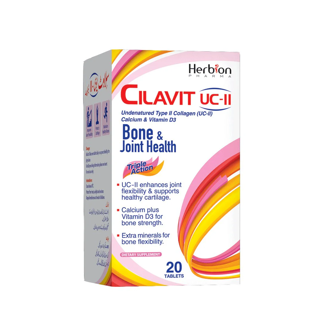 Herbion Cilavit UC - II Bone & Joint Health, 20 Ct