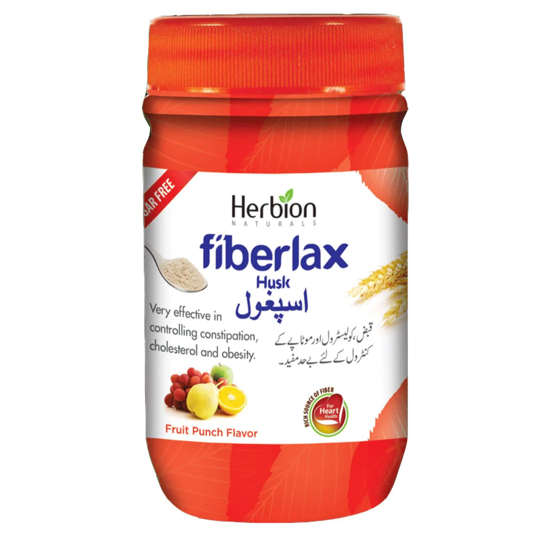 Herbion Fiberlax Fruit Punch Husk, 140g