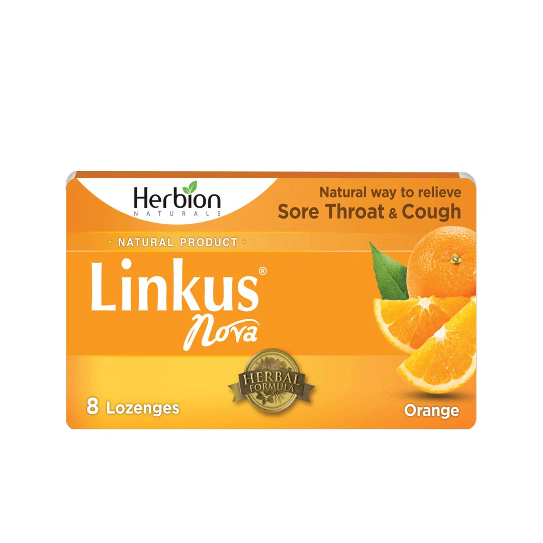 Herbion Linkus Nova Orange Lozenges, 8 Ct